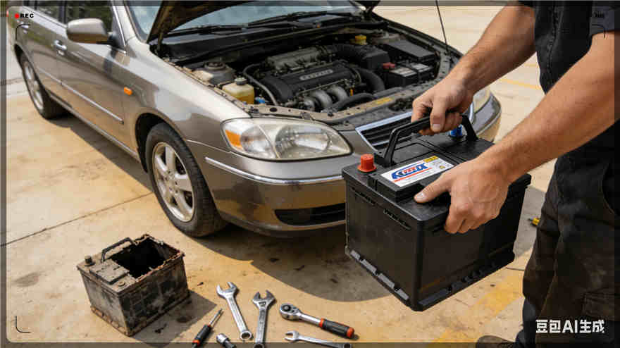 井陉矿汽车换电瓶电话【案例】